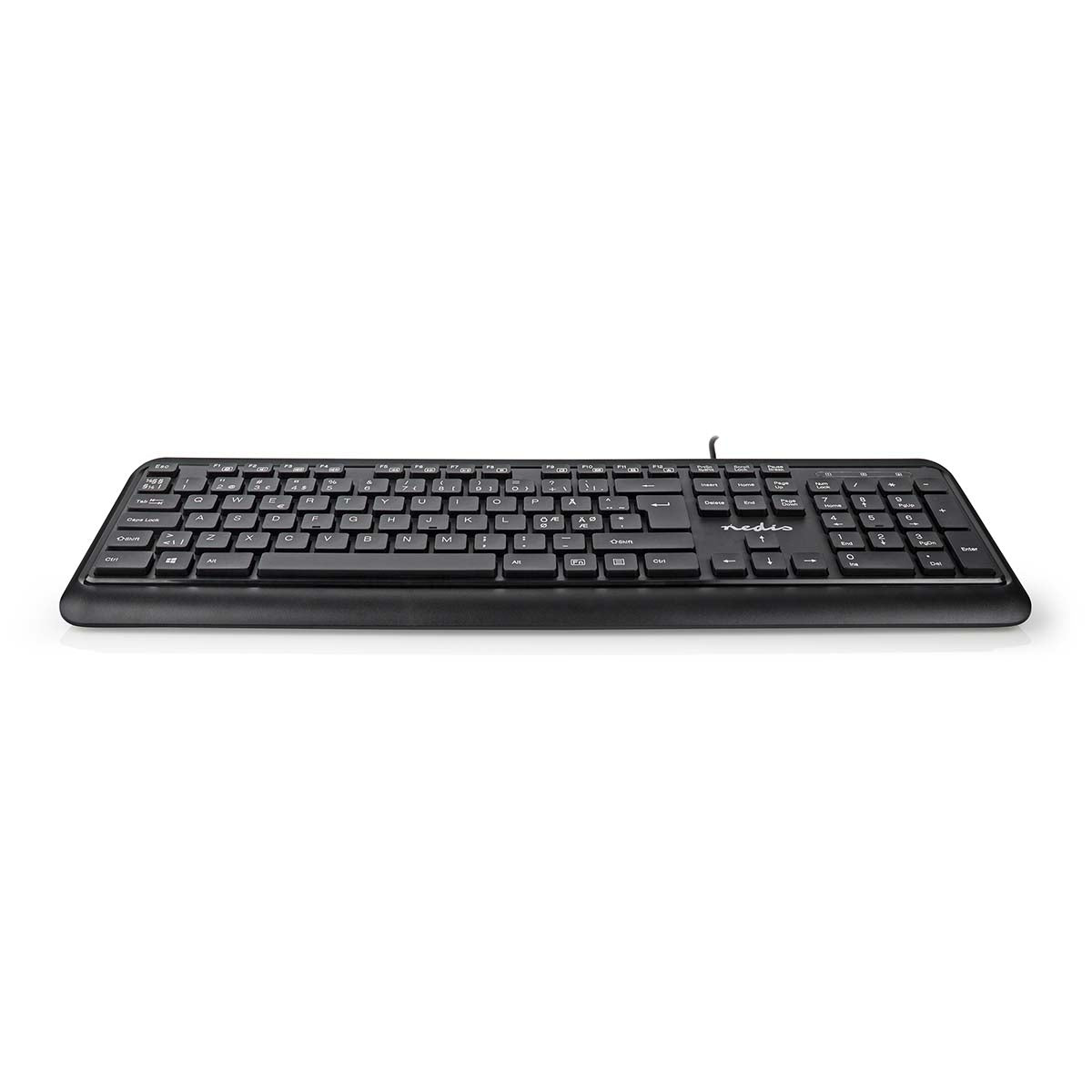 Wired Keyboard | USB-A | Multimedia | QWERTY | ND Layout | Numeric keyboard