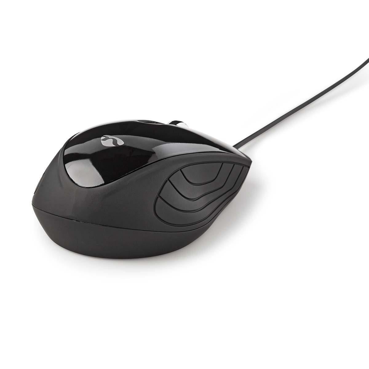 Wired Mouse | DPI: 1200 dpi | Number of buttons: 3 | Right and left handed | 1.50 m | Silent mouse
