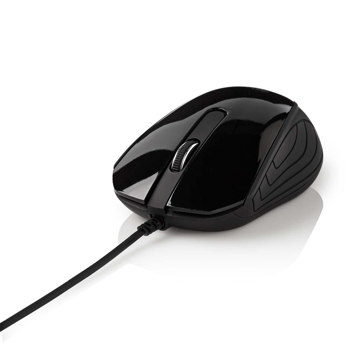 Wired Mouse | DPI: 1200 dpi | Number of buttons: 3 | Right and left handed | 1.50 m | Silent mouse