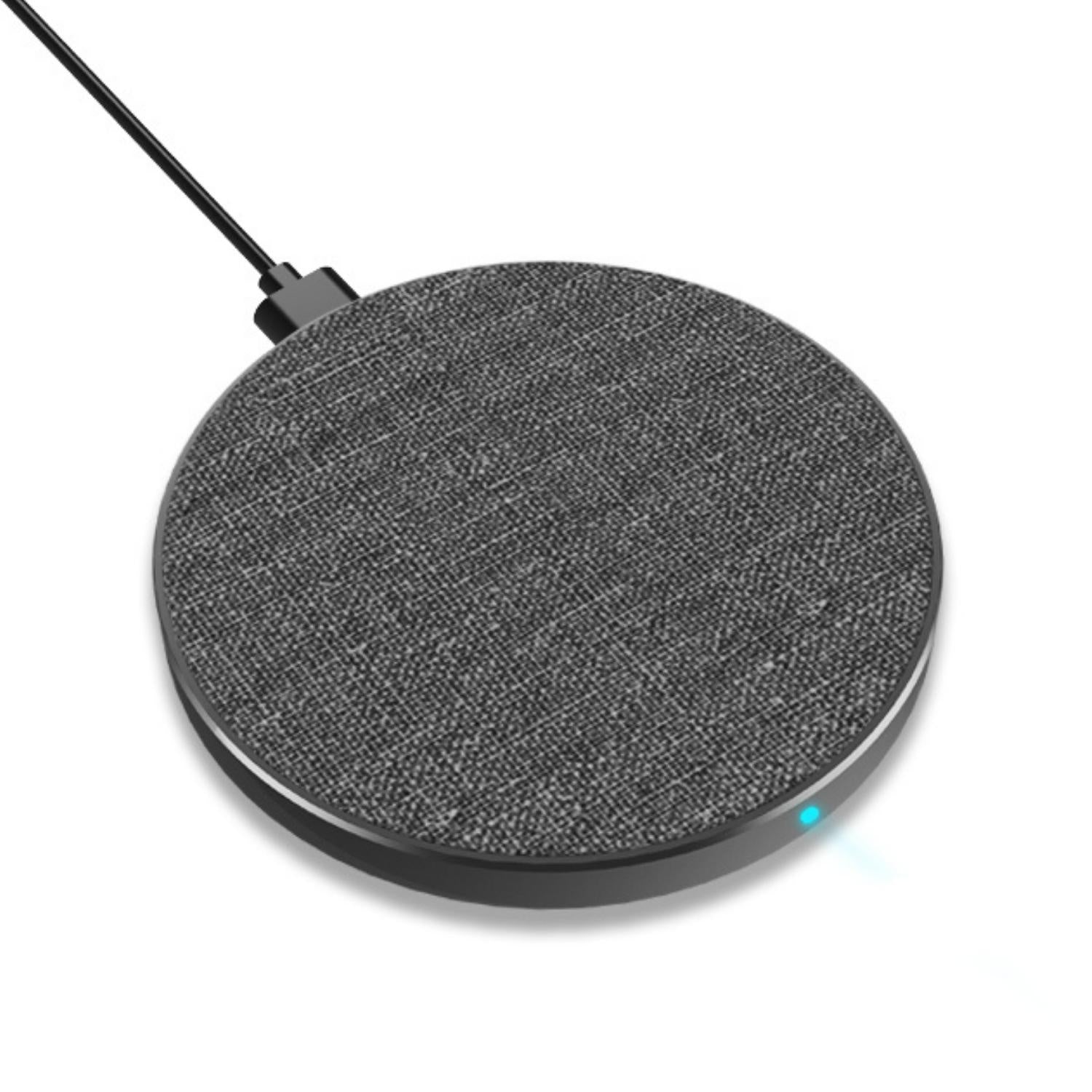 Wireless Charger 10W QI Metal/Fabric