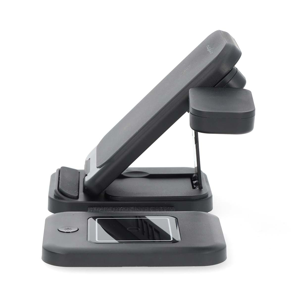 Wireless Charger | 3-in-1 | 15 W | LED-indicator in use | Including cable | USB-A / USB-C™ | 1.00 m