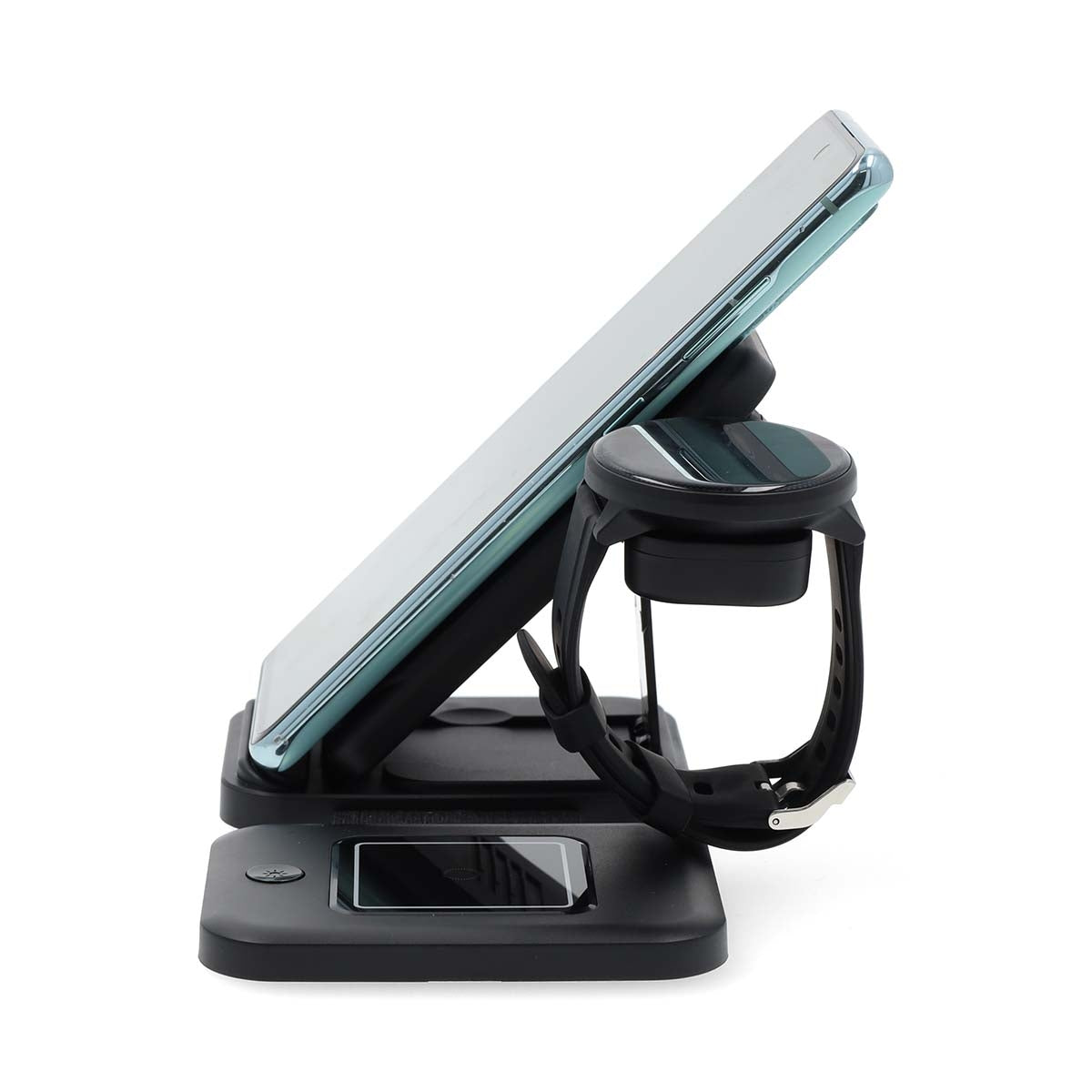 Wireless Charger | 3-in-1 | 15 W | LED-indicator in use | Including cable | USB-A / USB-C™ | 1.00 m