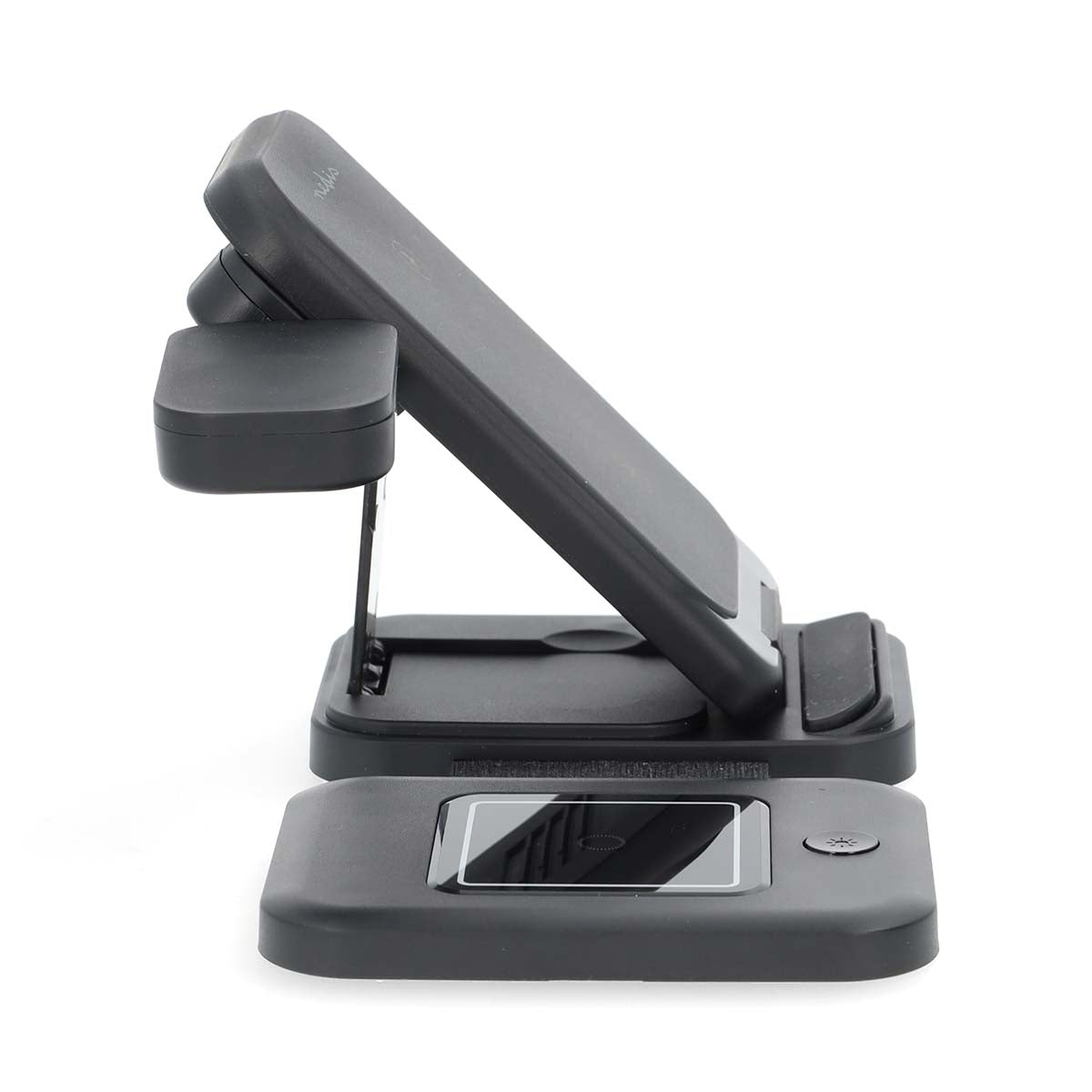 Wireless Charger | 3-in-1 | 15 W | LED-indicator in use | Including cable | USB-A / USB-C™ | 1.00 m