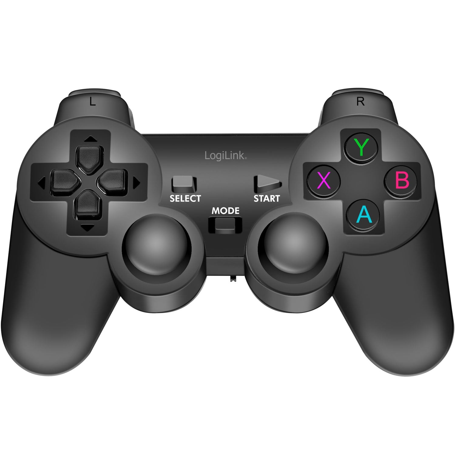 Wireless Gamepad 2.4 GHz, Black – PC & Android Compatible