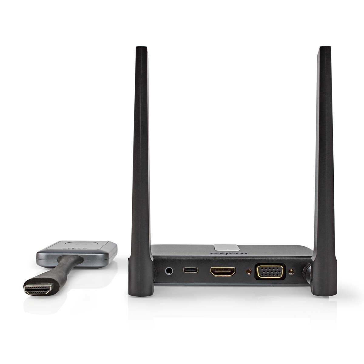 Wireless HDMI™ Transmitter | Wi-Fi | 2400-5000 MHz | 30.0 m (line of sight) | Maximum resolution: Full HD 1080p | 1.65 Gbps | IR Return function | Grey