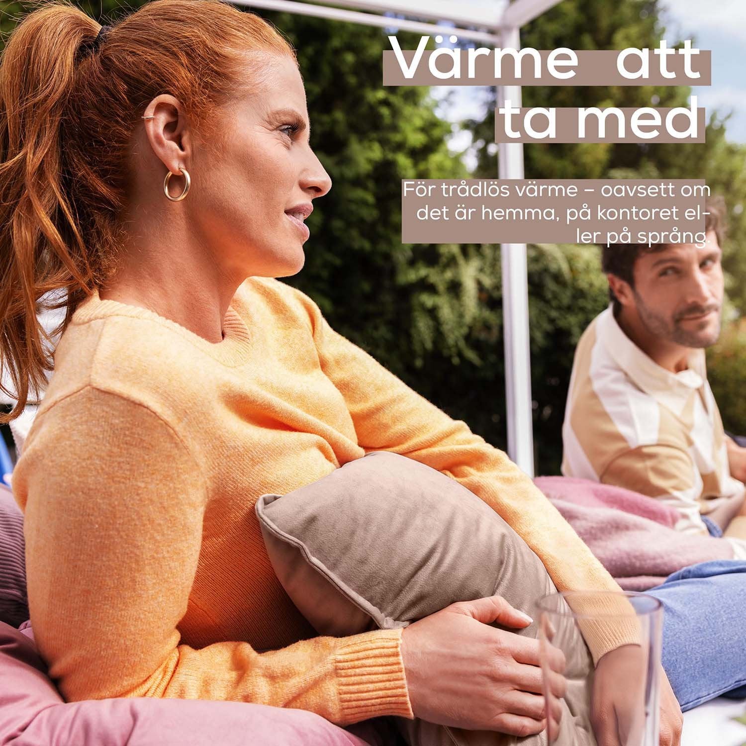 Wireless Heating Pad, Comfort, Smokey-Taupe