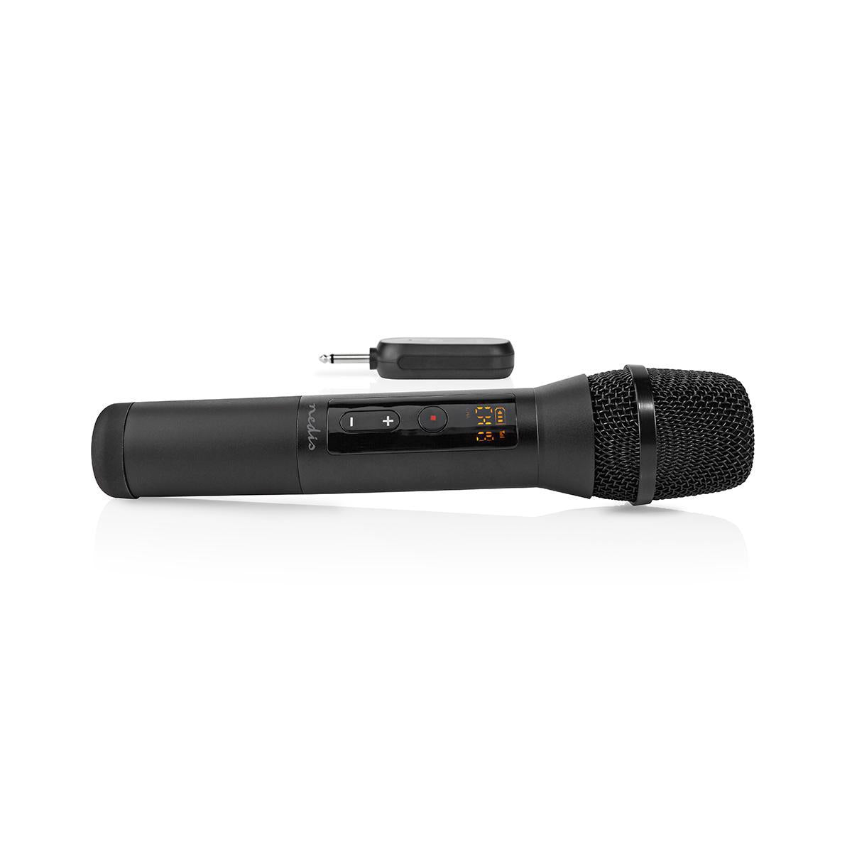 Wireless Microphone Set | 20 Channels | 1 microphone | Cardioid | 70 Hz - 13 kHz | 1000 Ohm | -95 dB | Volume Control | Black