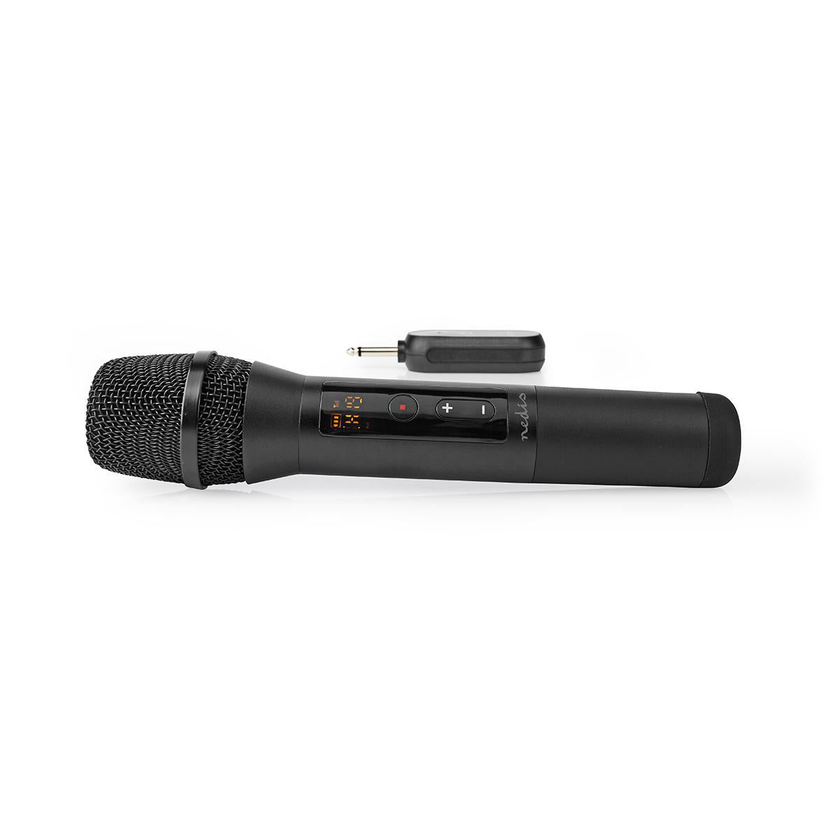 Wireless Microphone Set | 20 Channels | 1 microphone | Cardioid | 70 Hz - 13 kHz | 1000 Ohm | -95 dB | Volume Control | Black