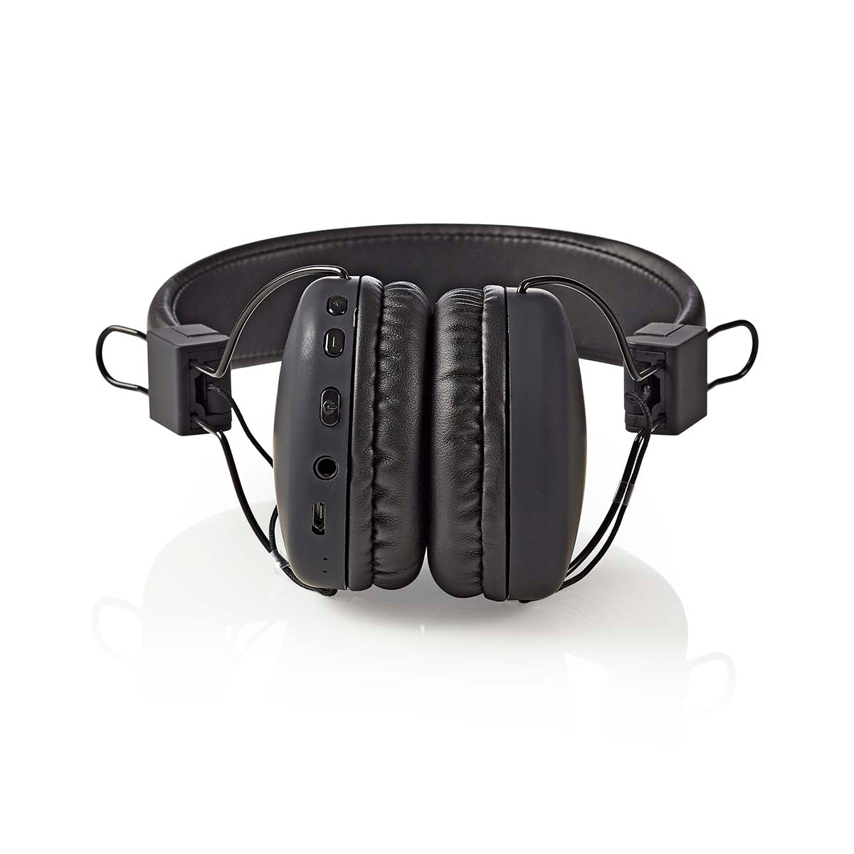 Wireless On-Ear Headphones | Maximum battery life: 15 hours | Built-in microphone | Press Control | Support for voice control | Volume Control | Black