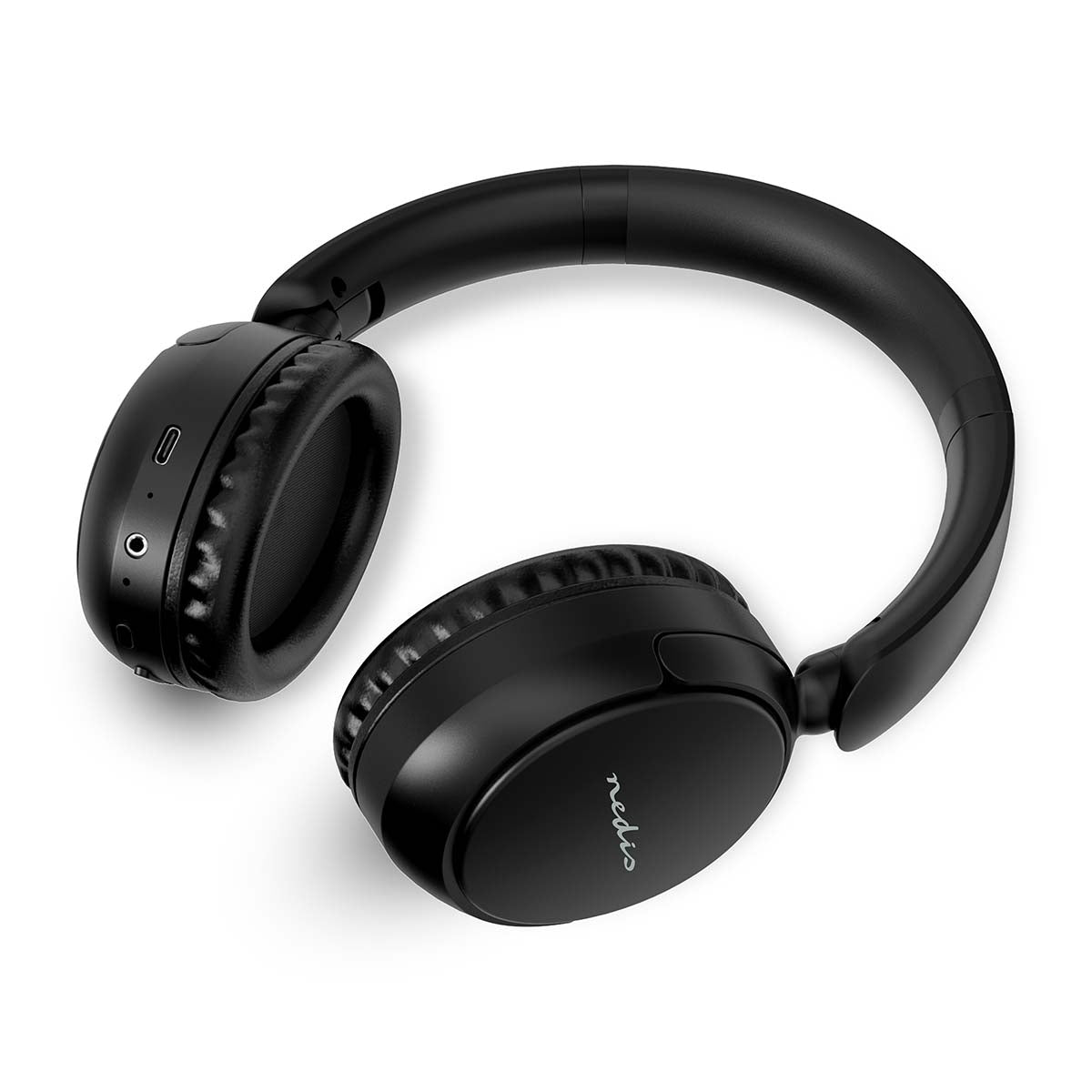Wireless Over-Ear Headphones | Maximum battery play time: 12 hrs | Built-in microphone | Press Control | Voice control support | Volume control | Black