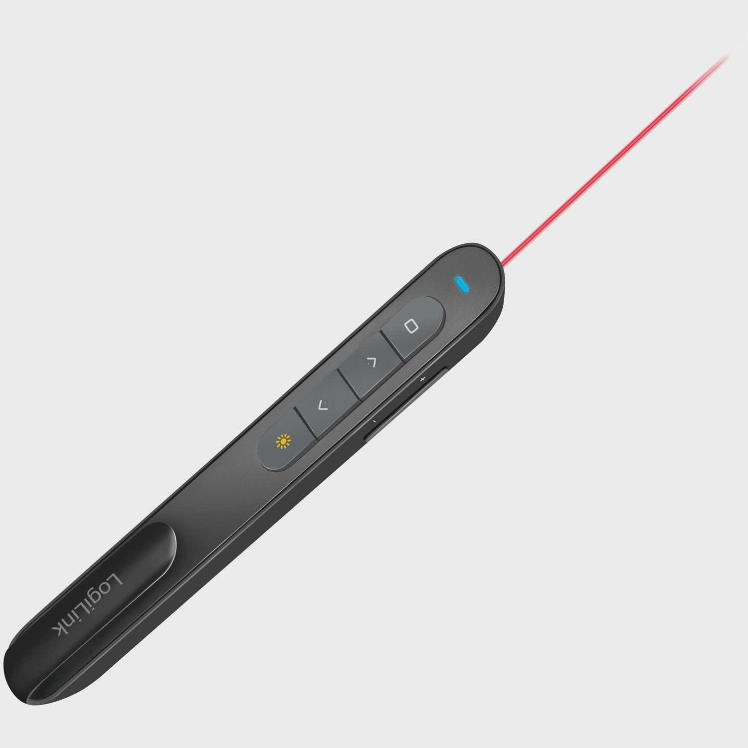 Wireless Presenter with Laser Pointer, Black, 50m Range
