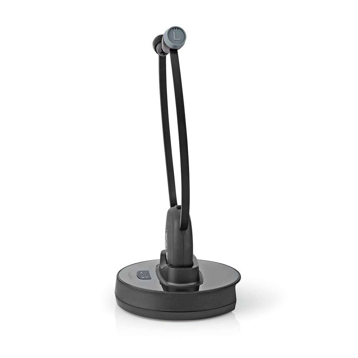 Wireless TV Headphones | RF | In-Ear | Maximum battery play time: 7 hrs | 25 m | Digital Audio | Charging dock | Balance control | Hearing impaired support | Black