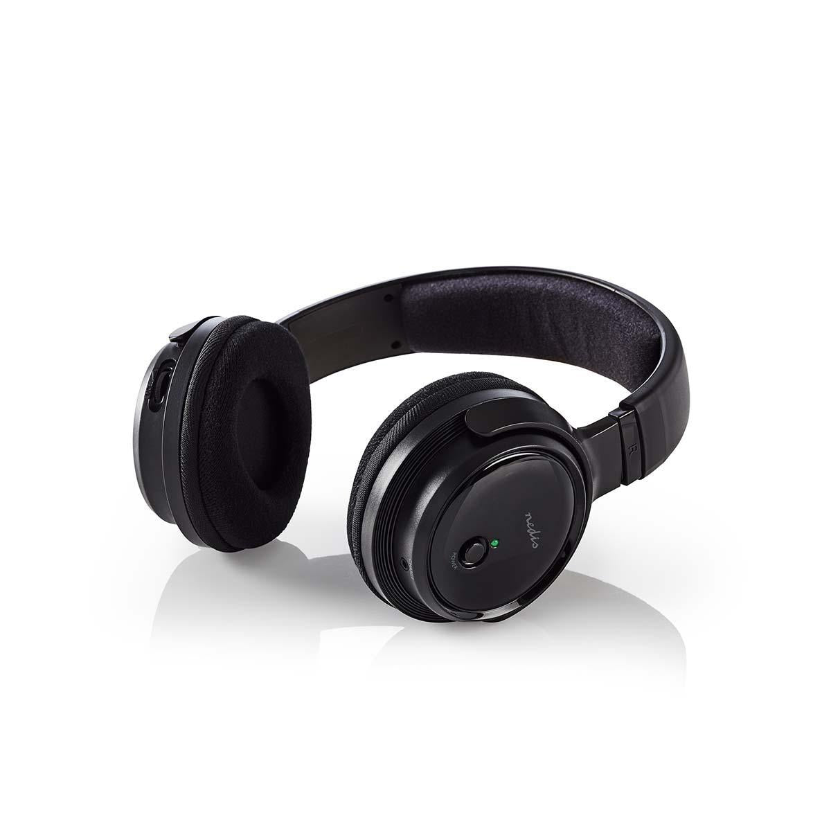 Wireless TV Headphones | RF | On-Ear | Maximum battery life: 11 hours | 100 m | Digital Audio | Battery dock | Black
