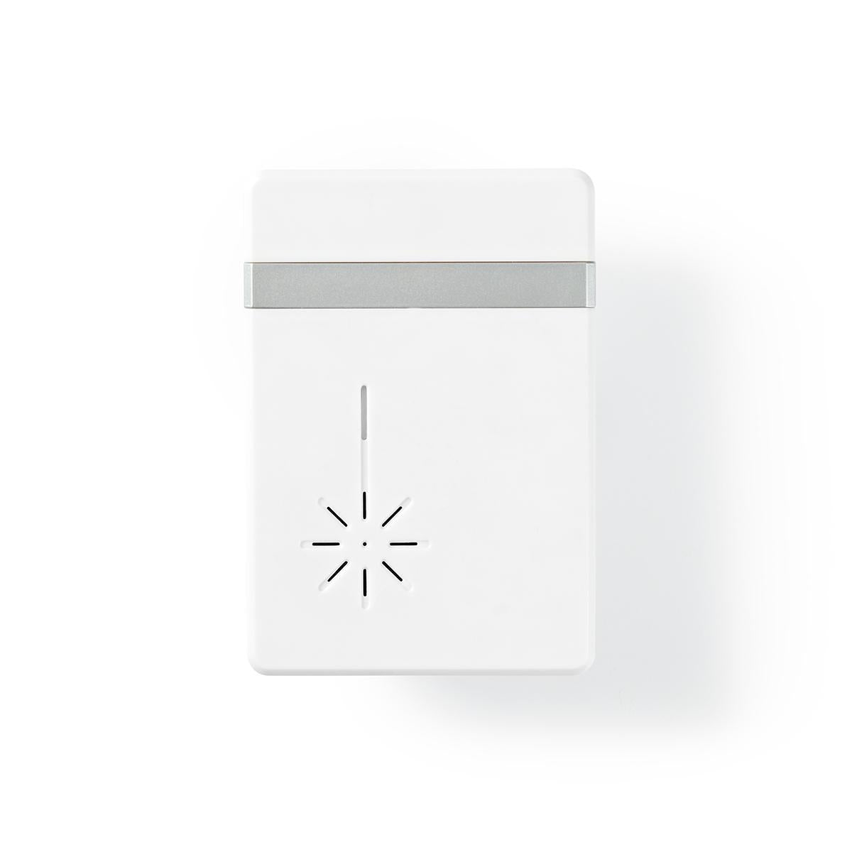 Wireless doorbell | Battery powered | 3 V DC | 1x CR2032 | Volume: 80 dB | Signal range: 300 m | IP44 | 36 Melodies | 1 Recipient | White