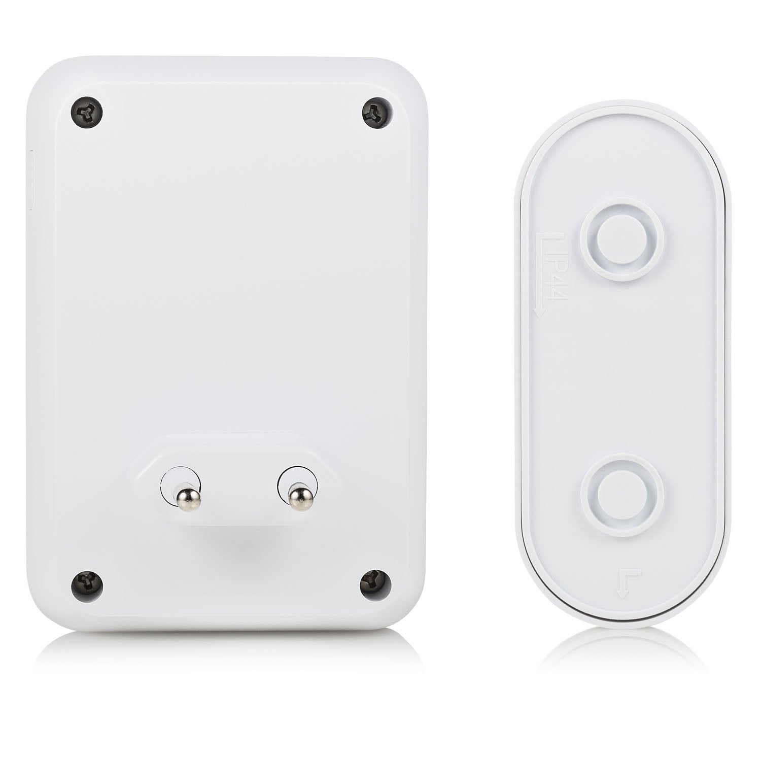 Wireless doorbell with fabric front Plug-in 230V