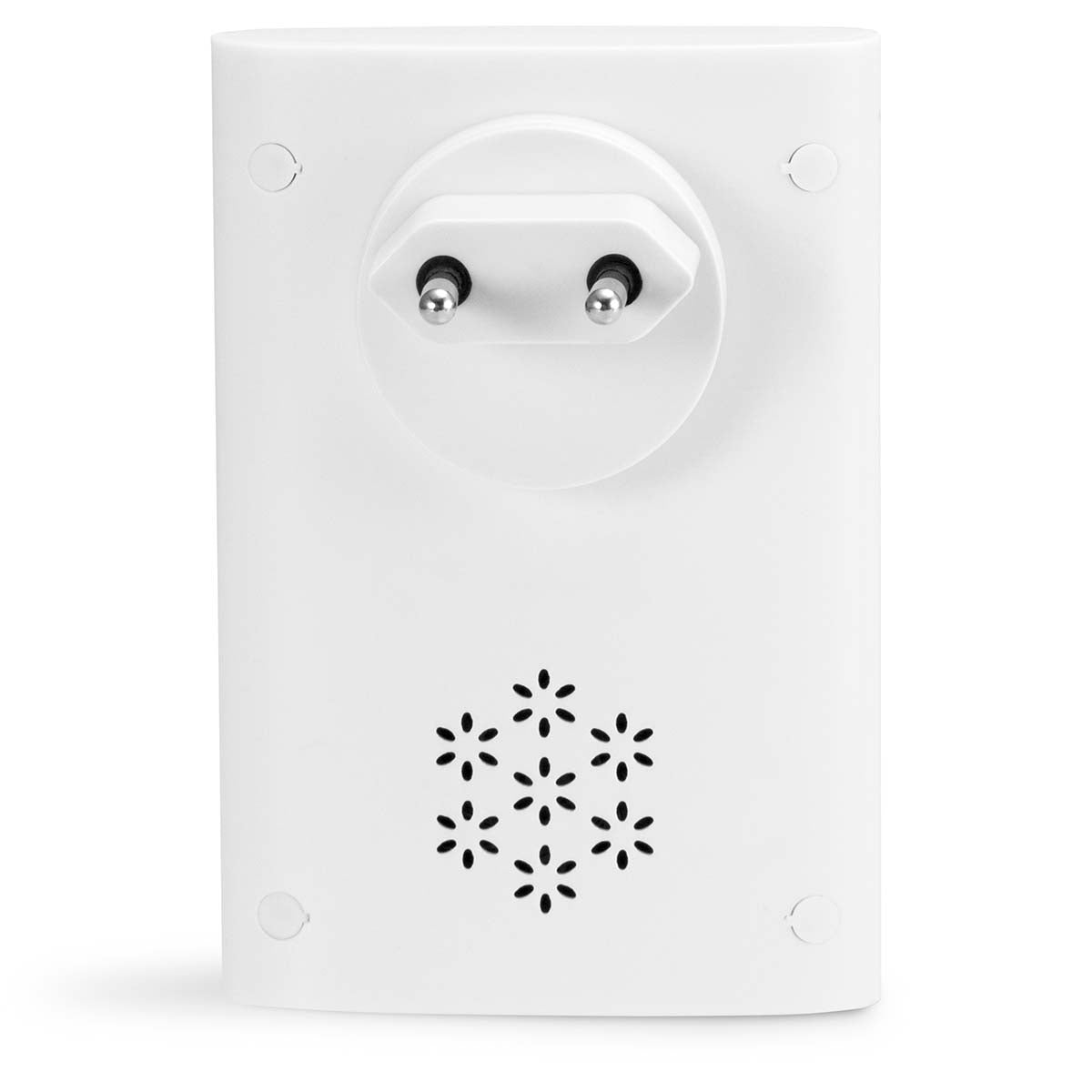 Wireless doorbell with flashing light White