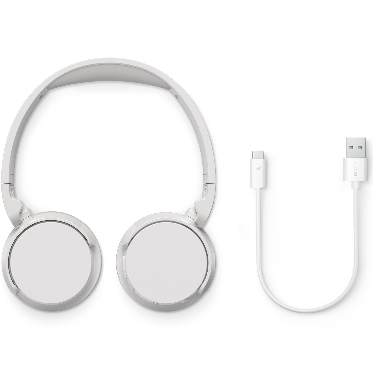 Wireless on-ear headphones TAH3209WT, 25h playing time, light and comfortable. White.