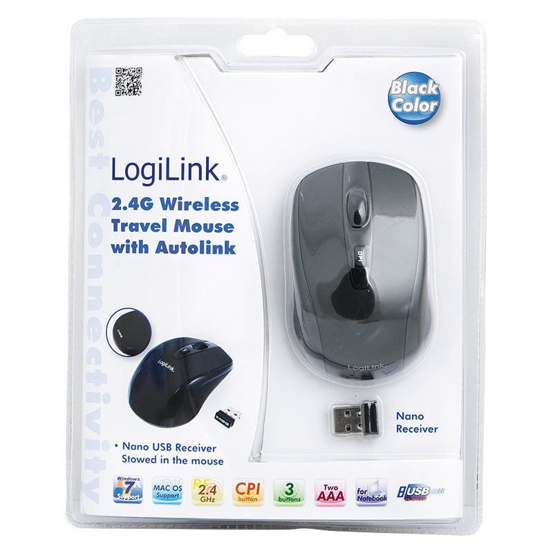 Wireless optical mouse 3 buttons