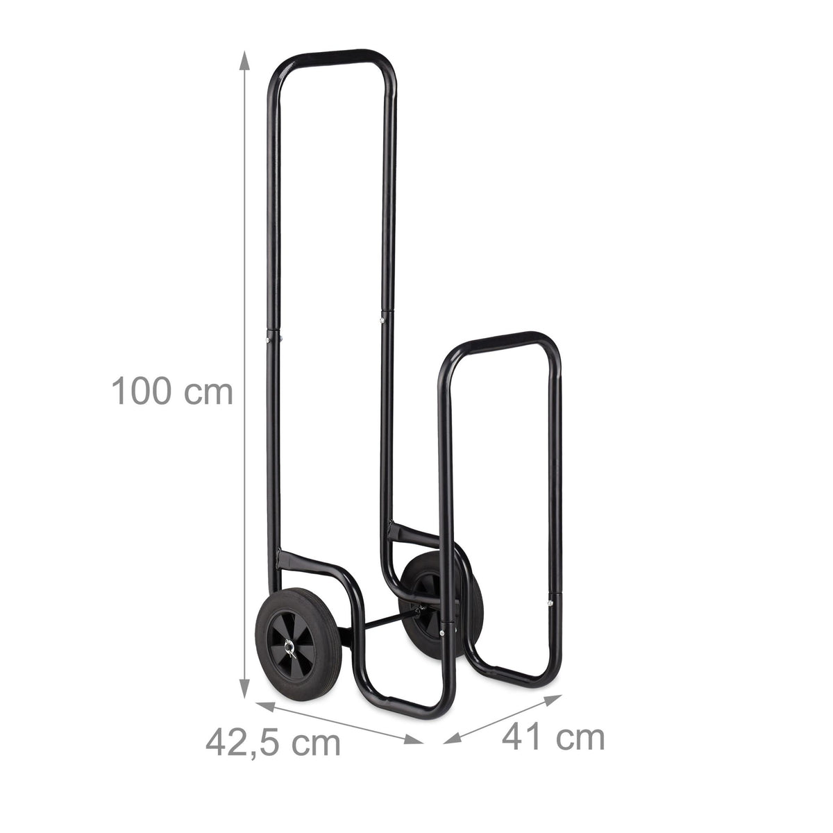 Wood cart metal