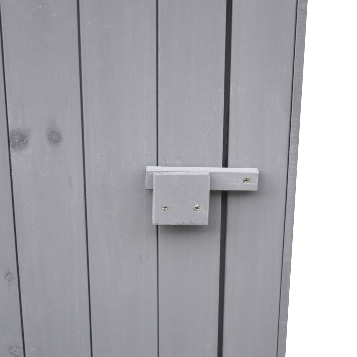 Wooden Garden Shed with Shelves and Roof Storage