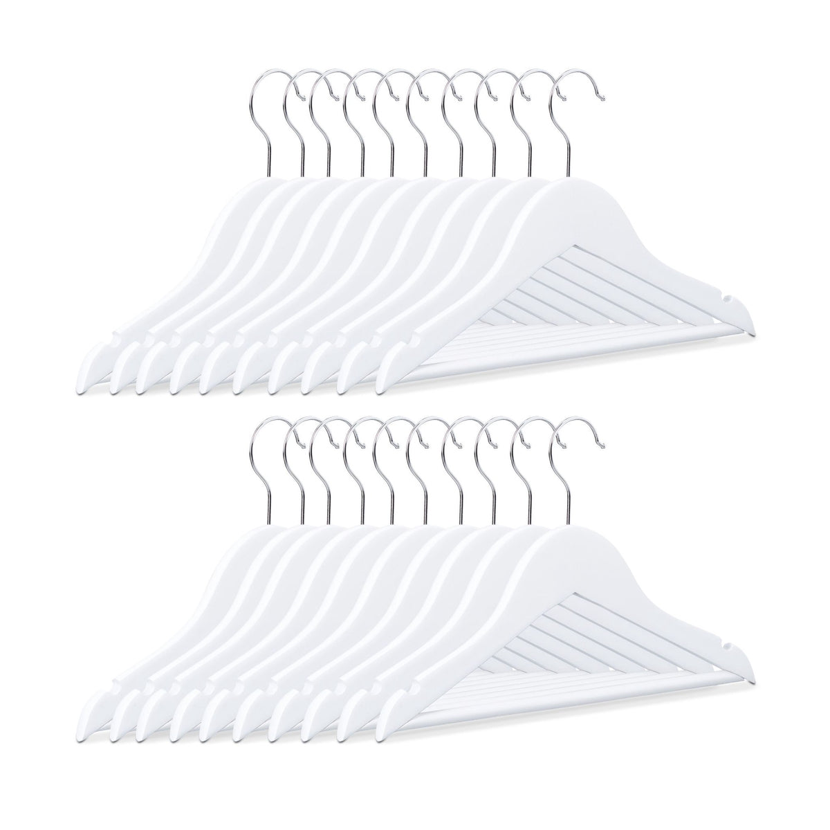 Wooden Kids' Clothes Hangers Set of 20