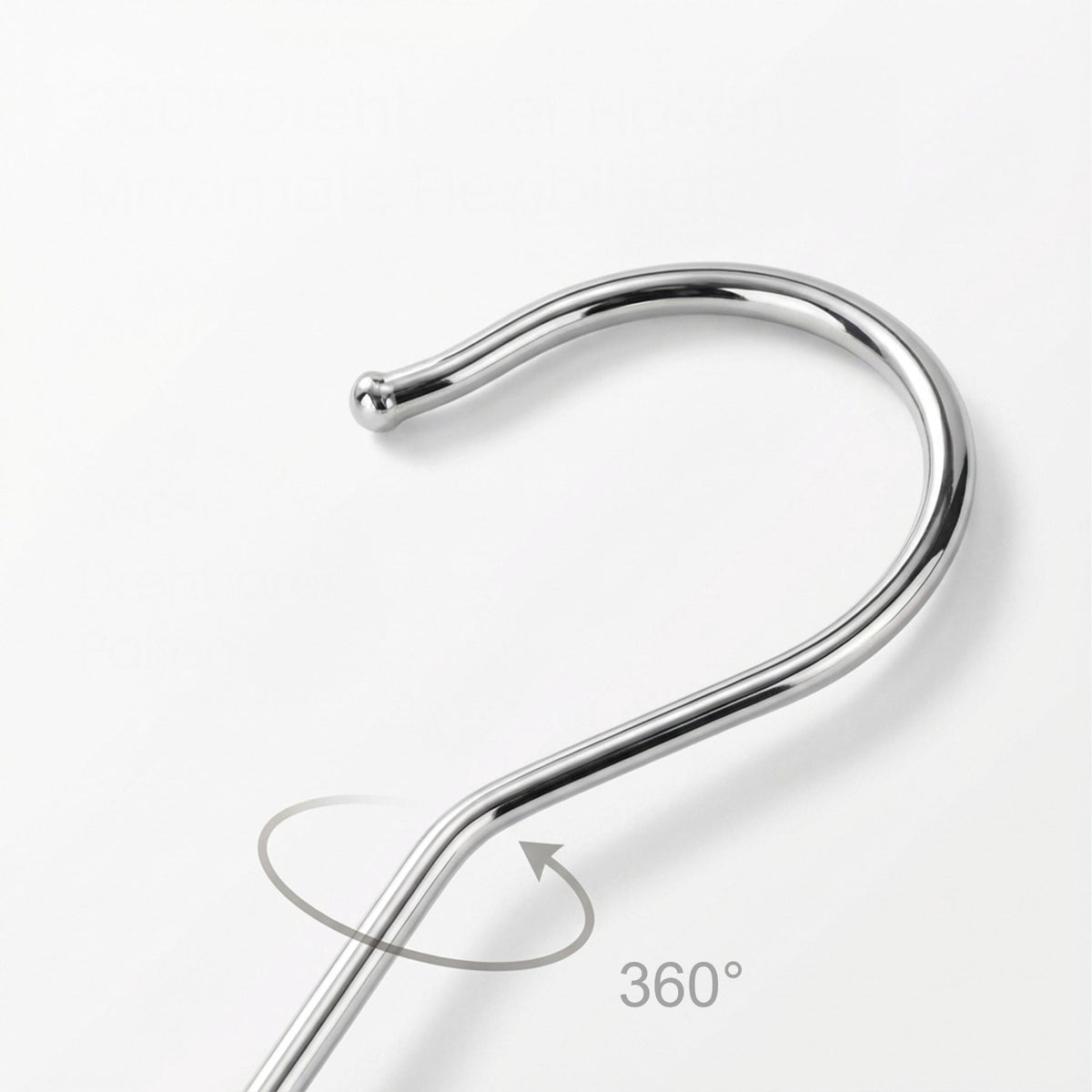 Wooden Trouser Hangers, Set of 10 with Swivel Hooks