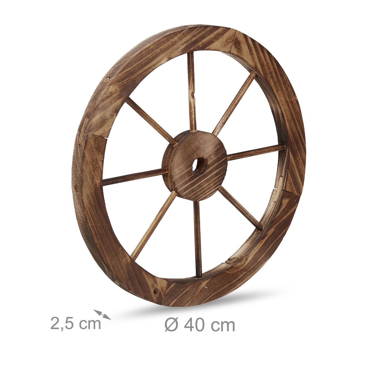 Wooden Wagon Wheel Set of 2