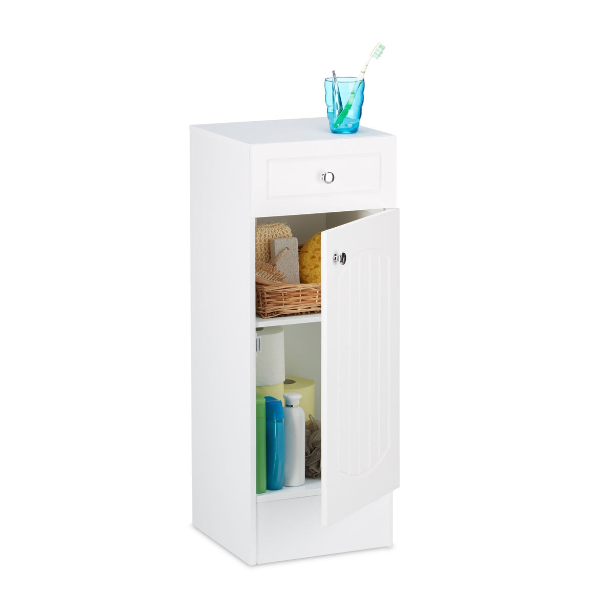 Wooden bathroom cabinet