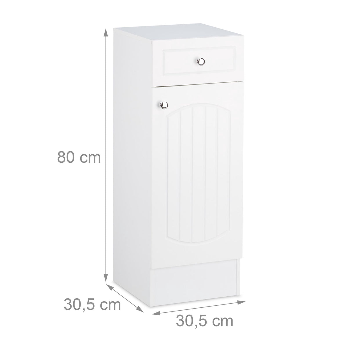 Wooden bathroom cabinet
