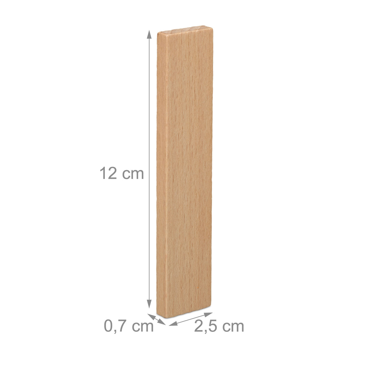 Wooden building blocks, set of 100