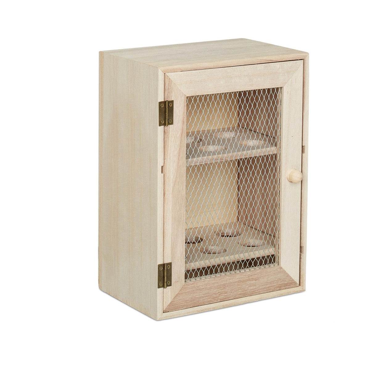 Wooden egg cabinet