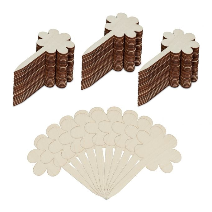 Wooden plant plugs - 100 pcs