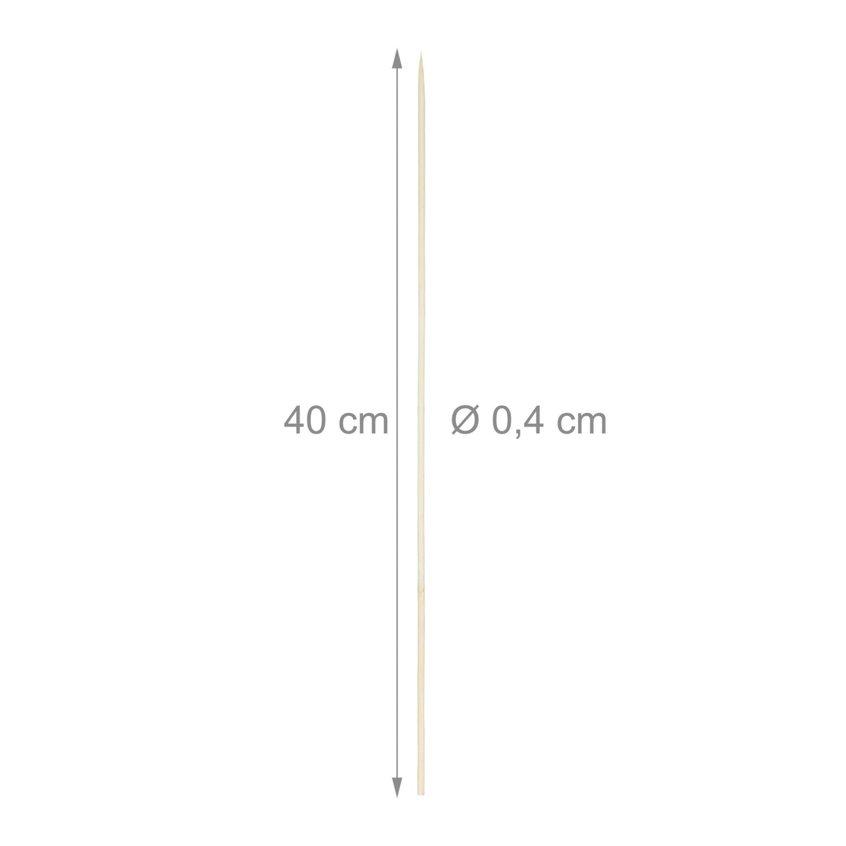 Wooden skewer bamboo 300 set long