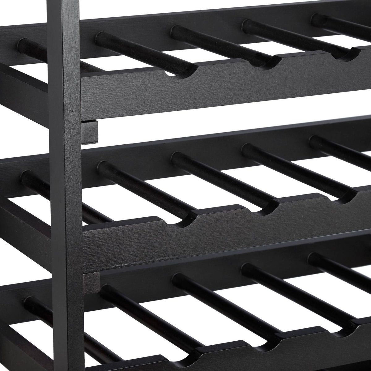 Wooden wine rack