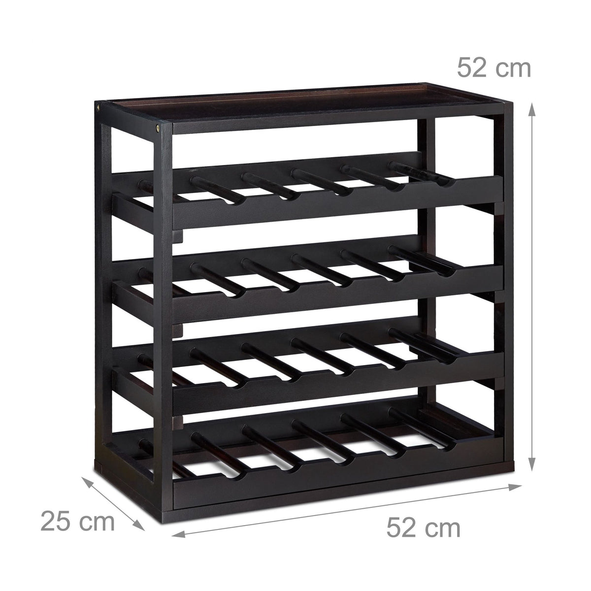 Wooden wine rack