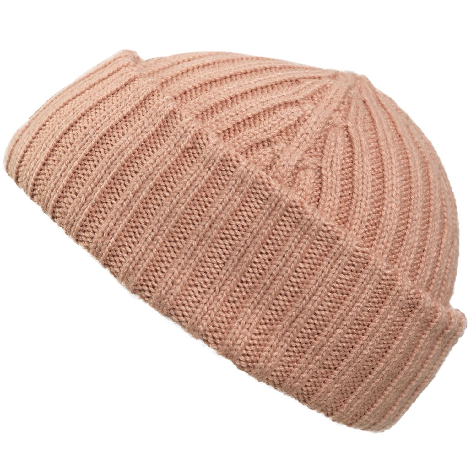 Wool Beanie - Blushing Pink 6-12 months
