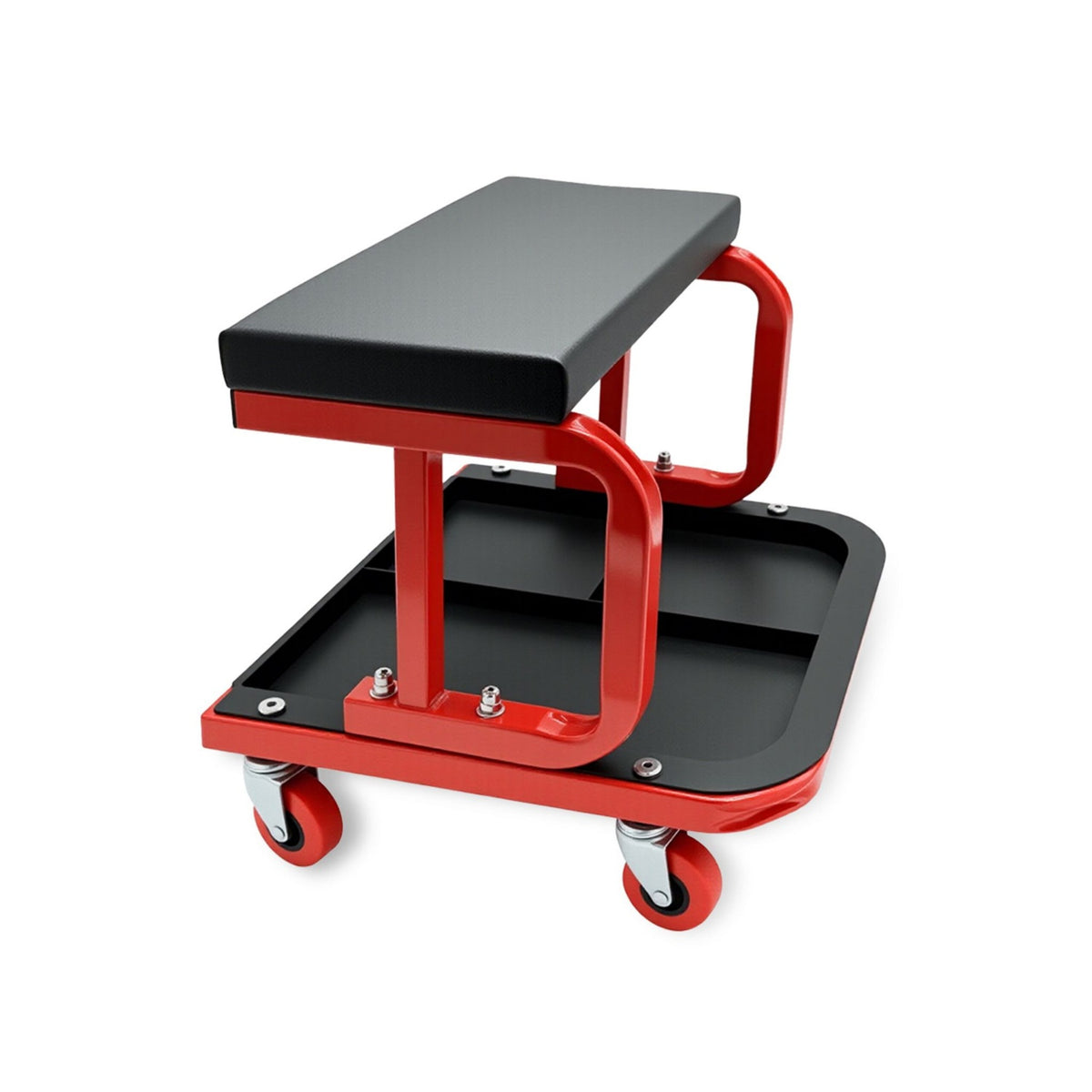 Workshop Stool with Wheels, 100 kg Capacity