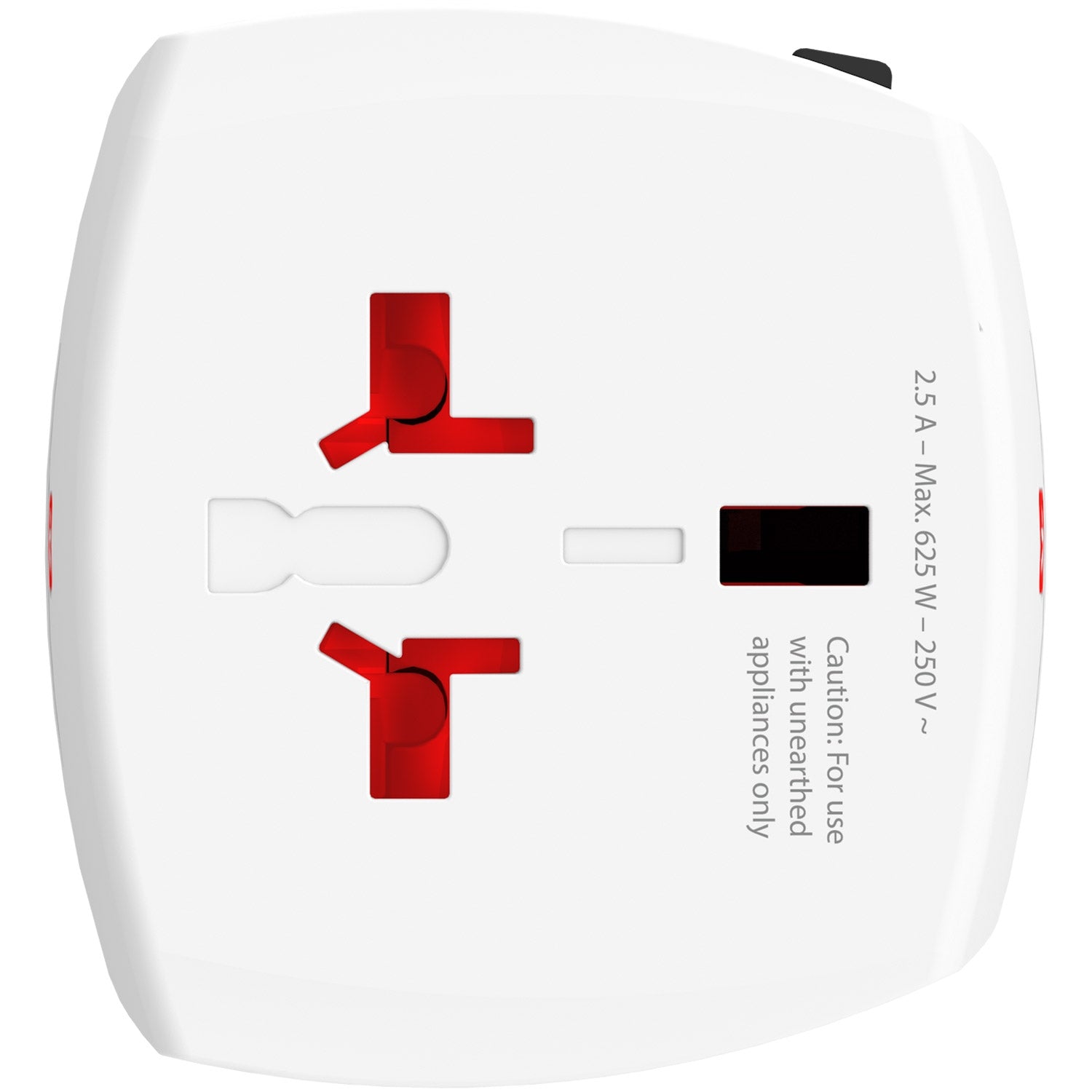 World travel adapter MUV Micro Ungrounded