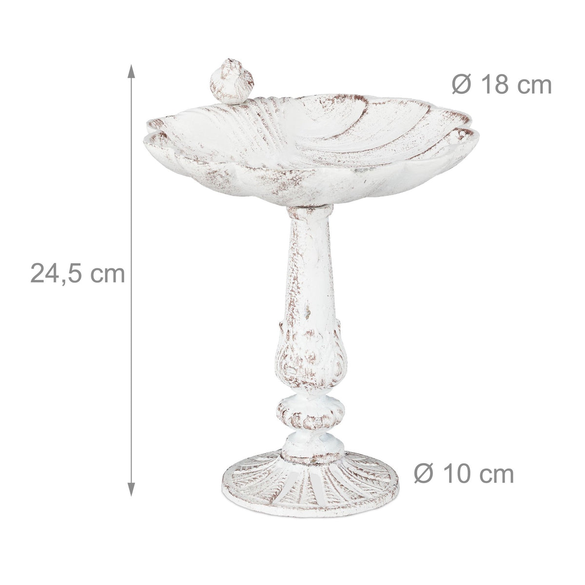XL Bird bath in cast iron