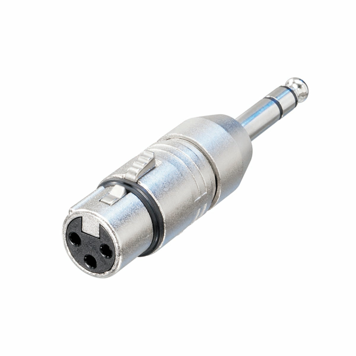 XLR Adapter 6.35 mm, male - XLR 3-Pin Female Silver