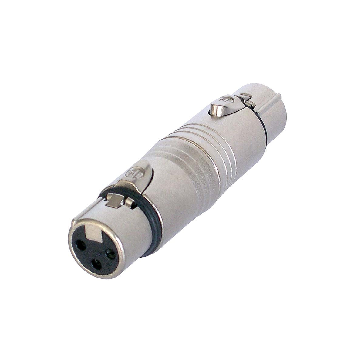 XLR Adapter XLR 3-Pin Female - XLR 3-Pin Female Silver