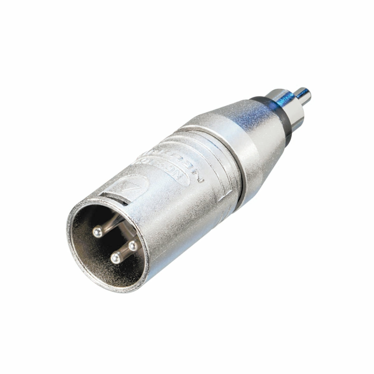 XLR Adapter XLR 3p male - RCA male Silver