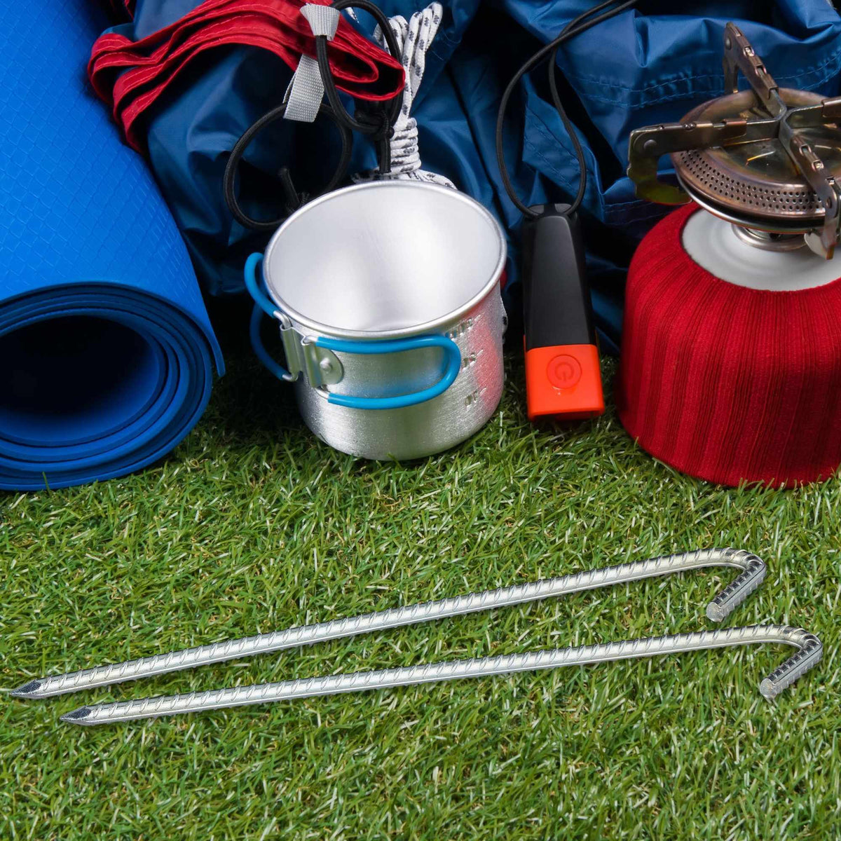 XL ground anchor set of 10