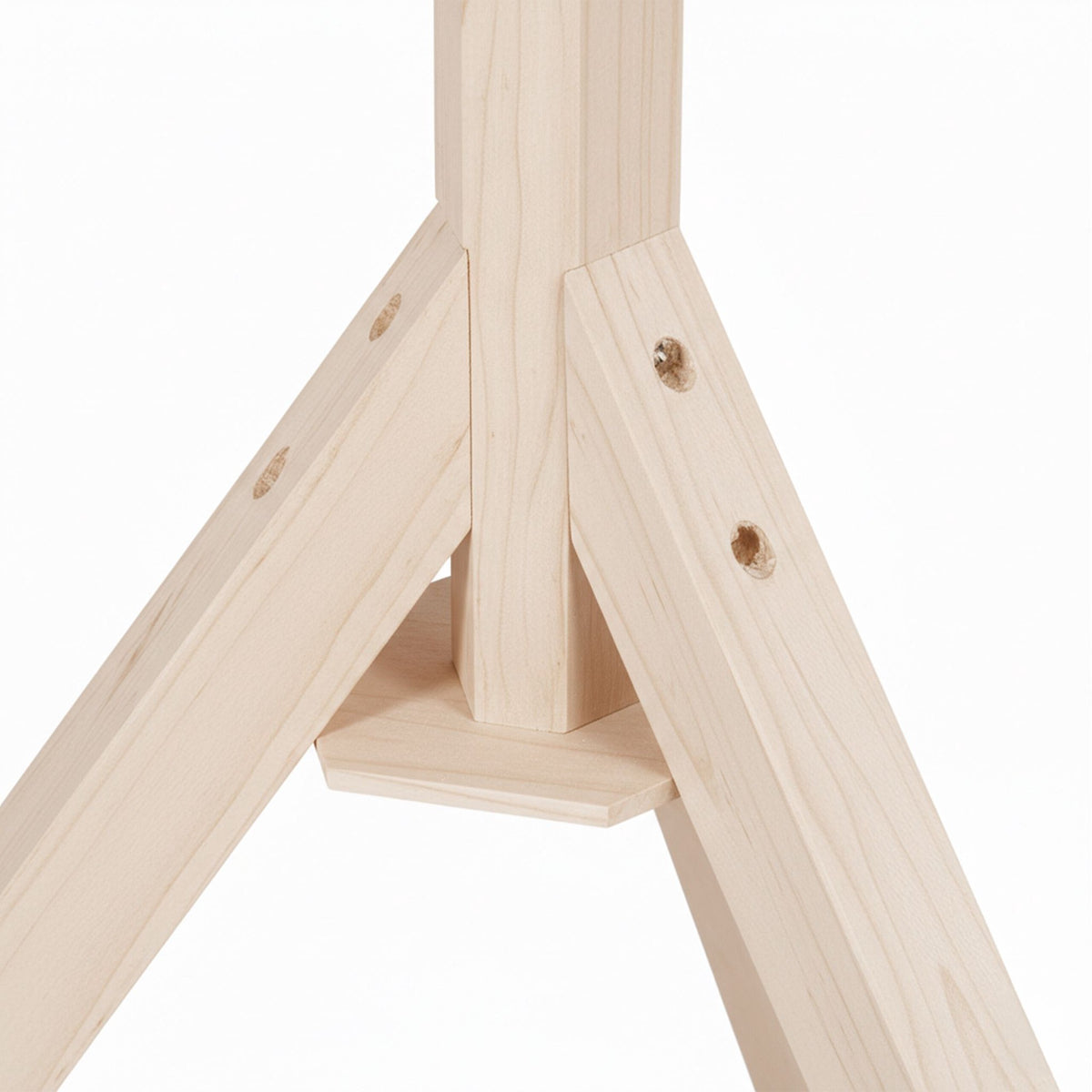 XXL Freestanding Bird Feeder with Stand, Fir Wood