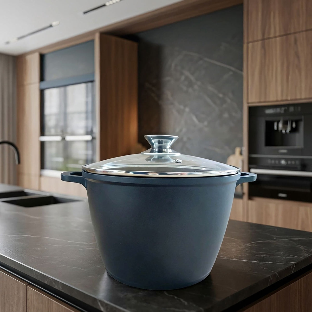 XXL Non-Stick Soup Pot with Glass Lid