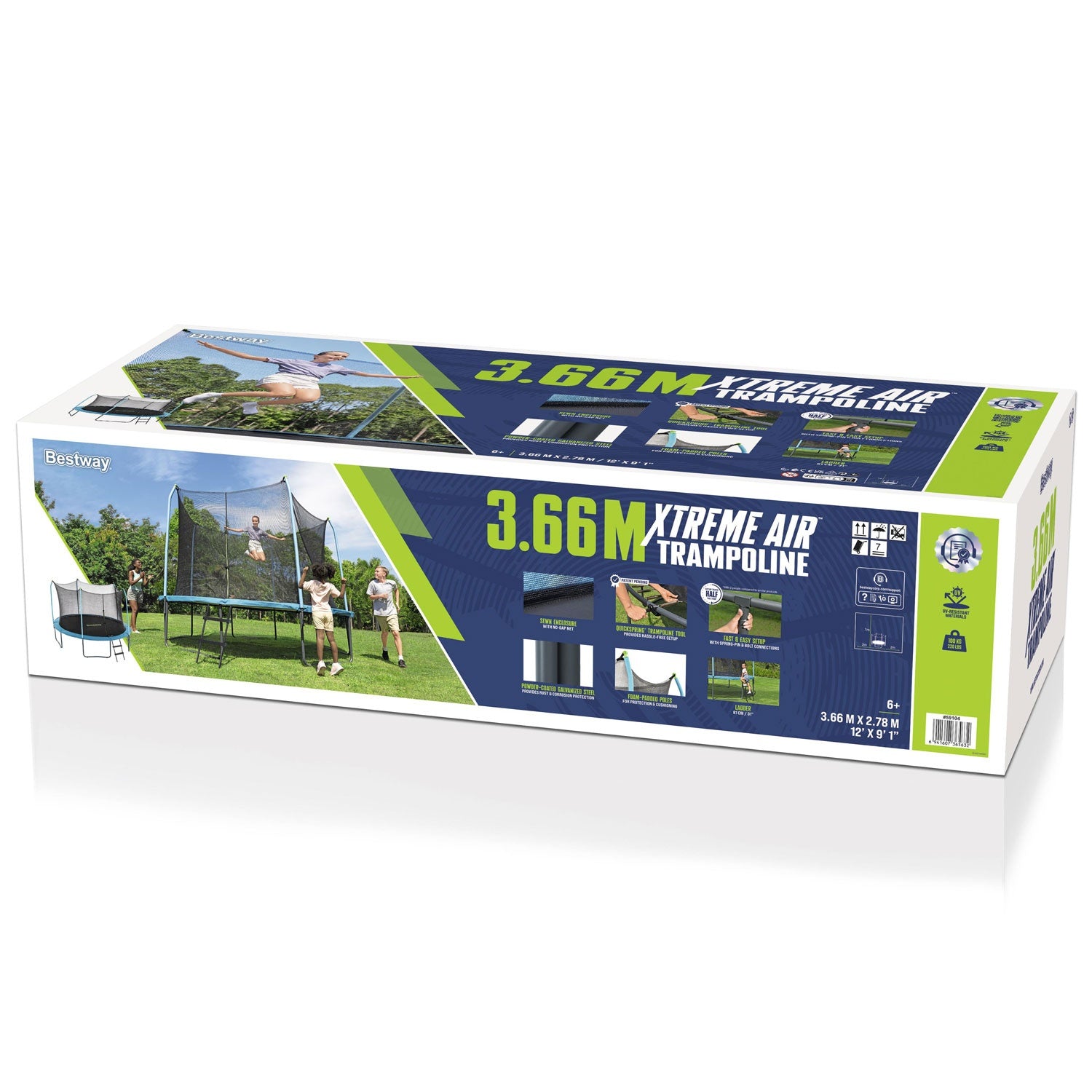 Xtreme Air Trampoline 3.66m x 2.78m