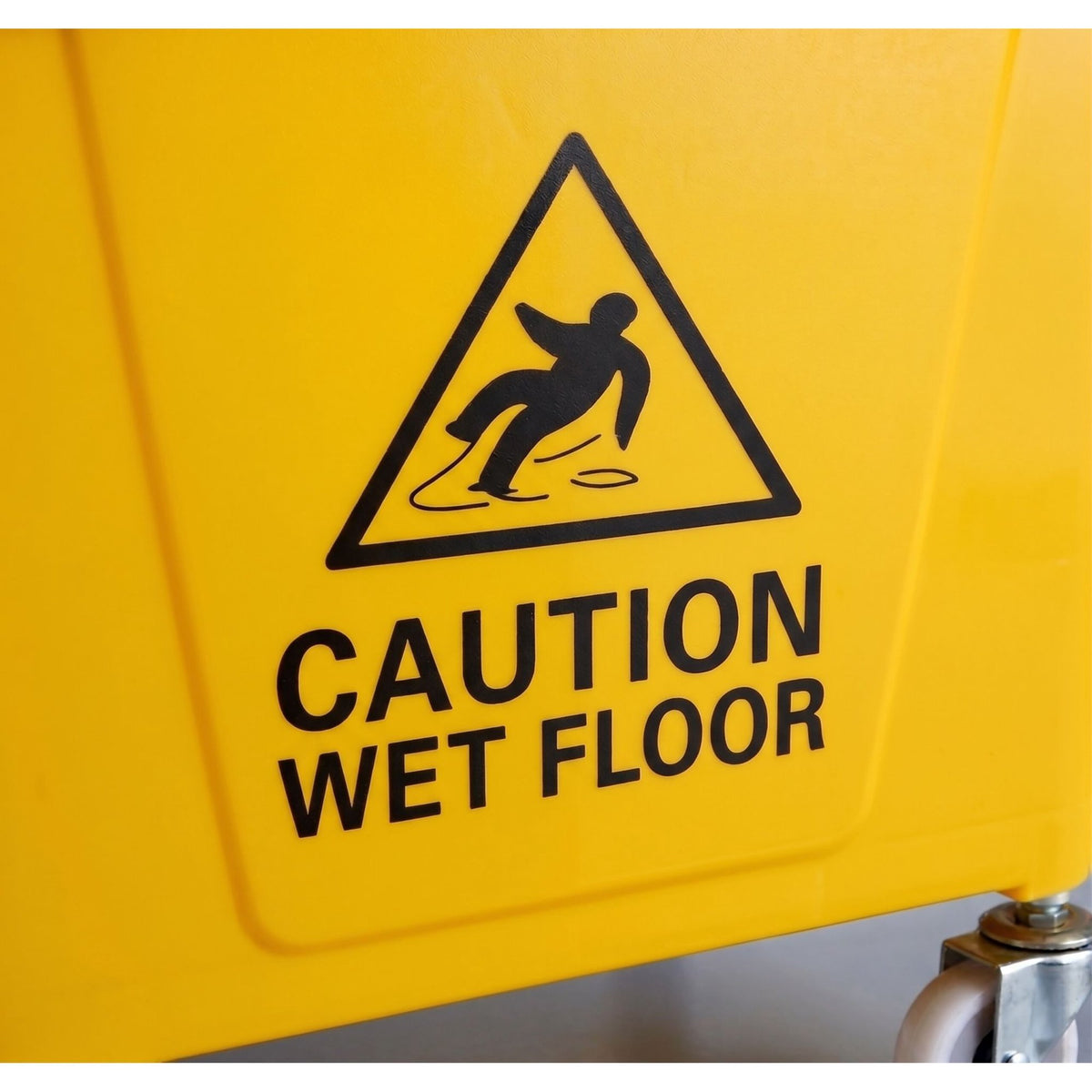 Yellow Mop Trolley with Press, 22L Capacity