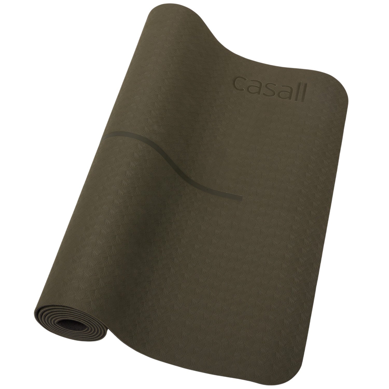 Yoga Mat 4mm Thick, Forest Green/Black