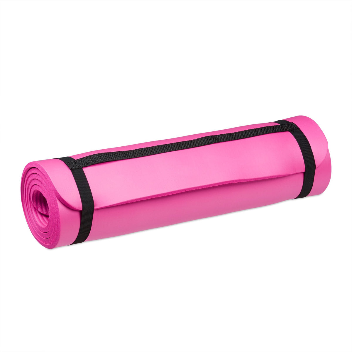Yoga mat 1 cm thick solid color