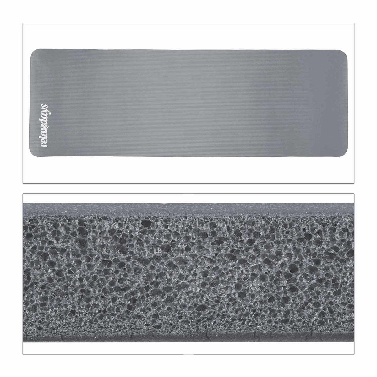 Yoga mat 1 cm thick solid color